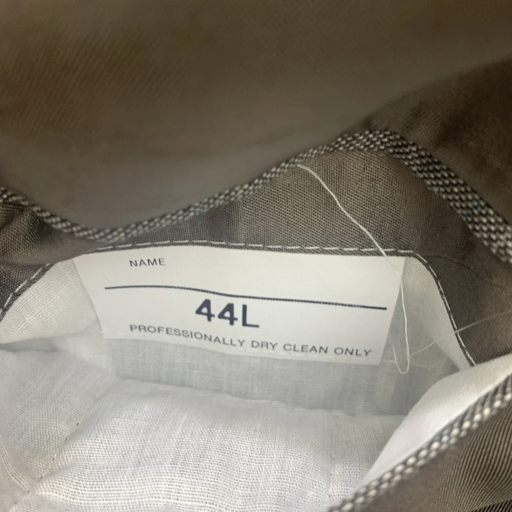 Warren Sewell Blazer Mens 44L ‎ Gray Plaid Vintage Sears-Roebuck Sport USA Made